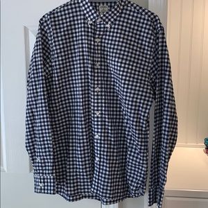 Bonobos XL white and navy button down